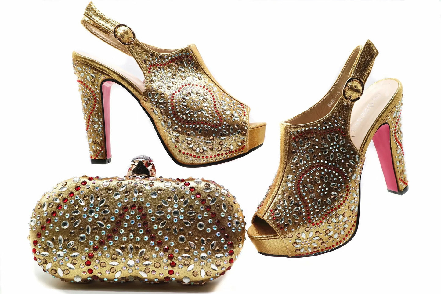 Western Style Shoes And Bag Set Summer