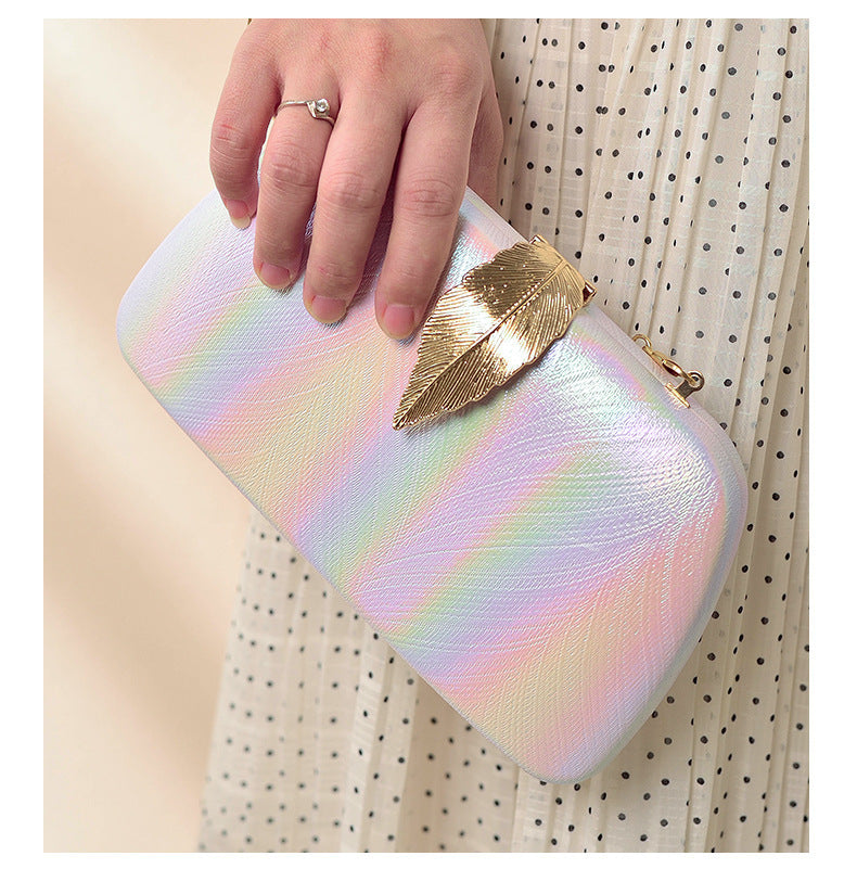 Leaves Dinner Bag Girls Disassembly Chain Phone Bag