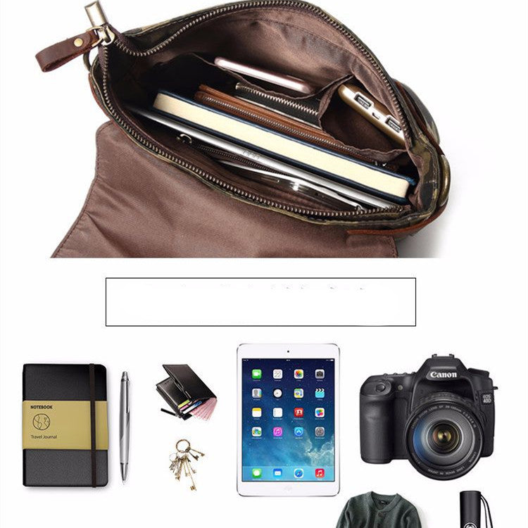 Waterproof Canvas Shoulder Messenger Bag JFA UNIjuntos Entreprise