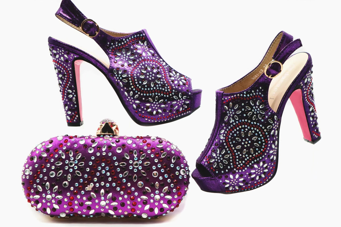 Western Style Shoes And Bag Set Summer