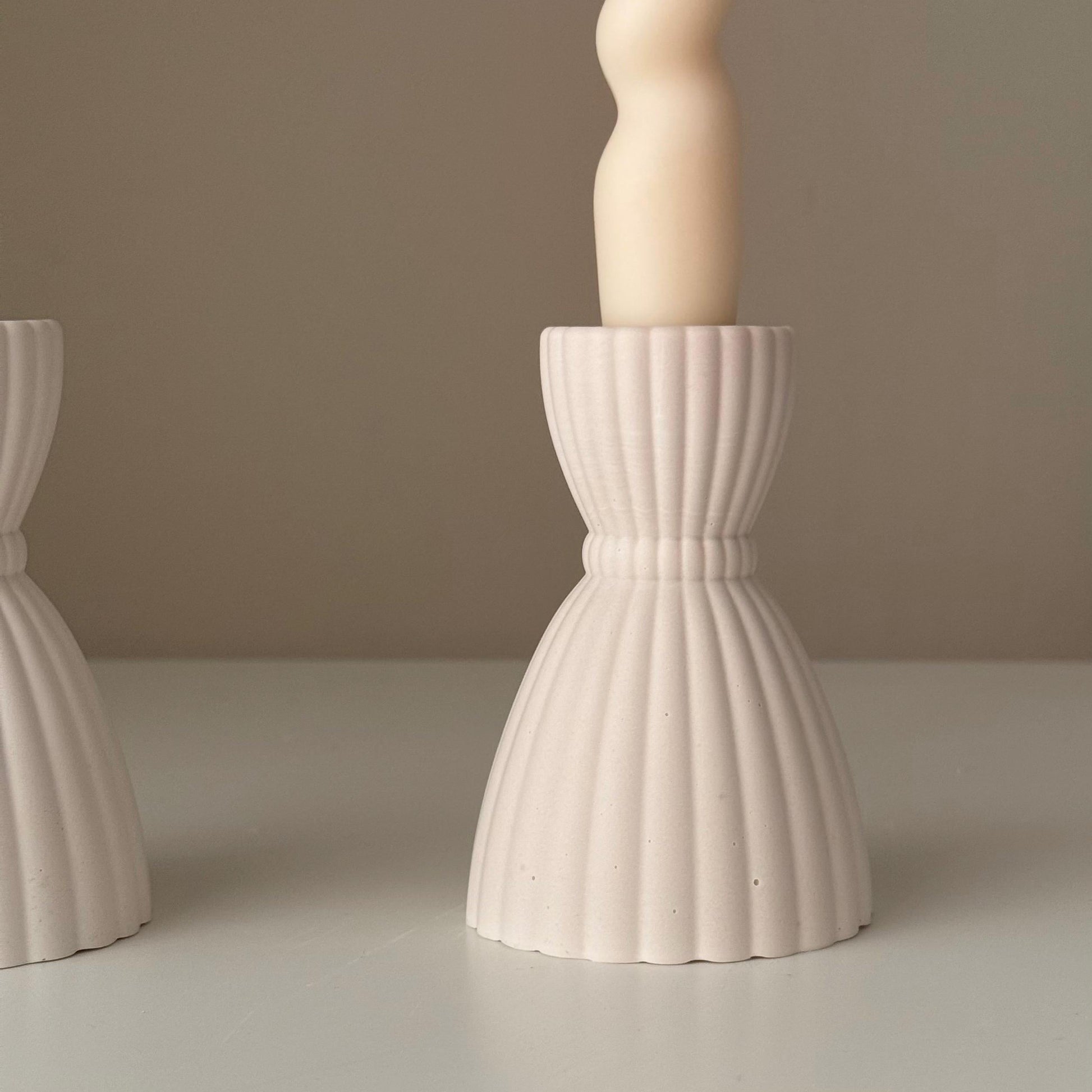 Cute Wedding Dress Candlestick Holder-1