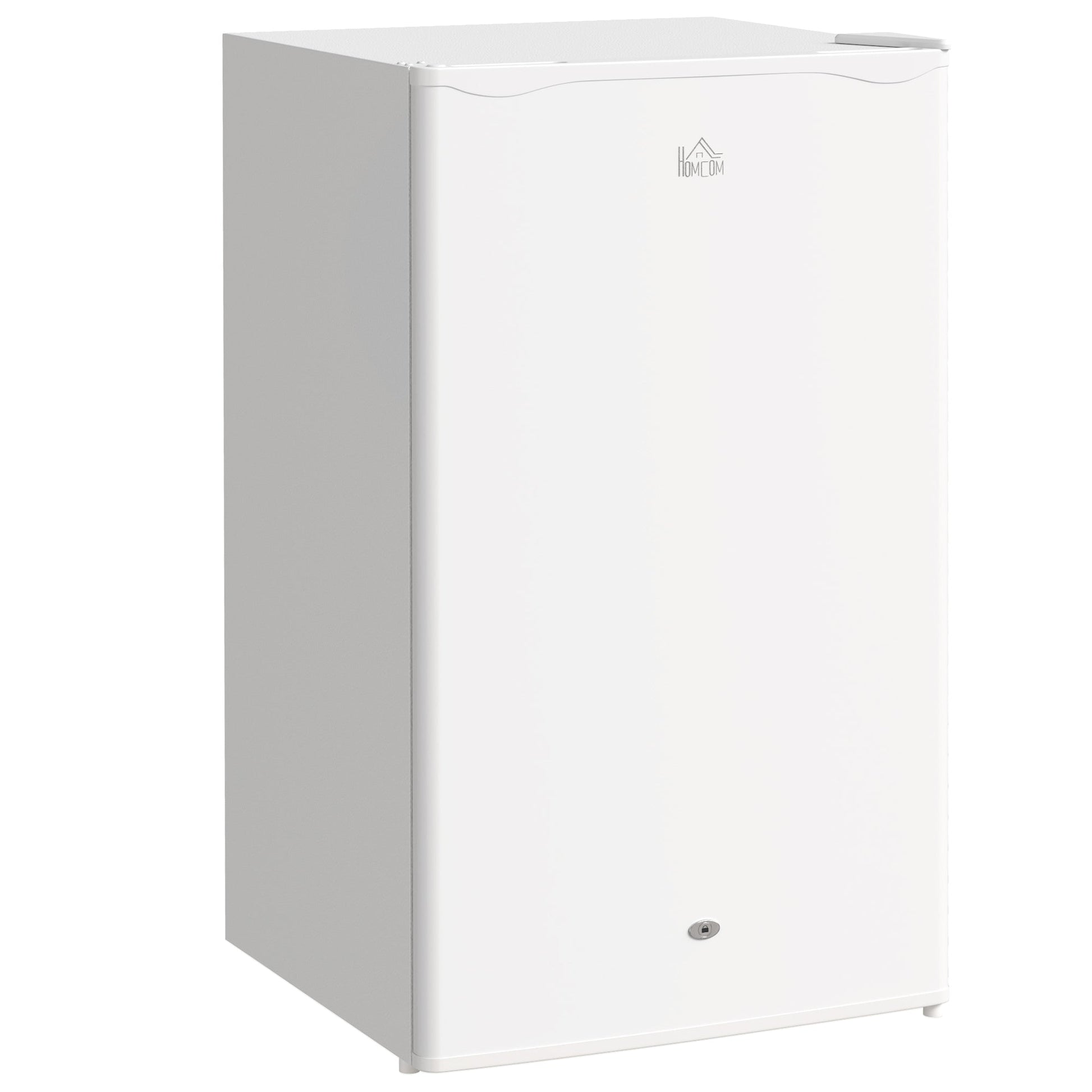 91L Freestanding Under-Counter Fridge with Lock - White-0