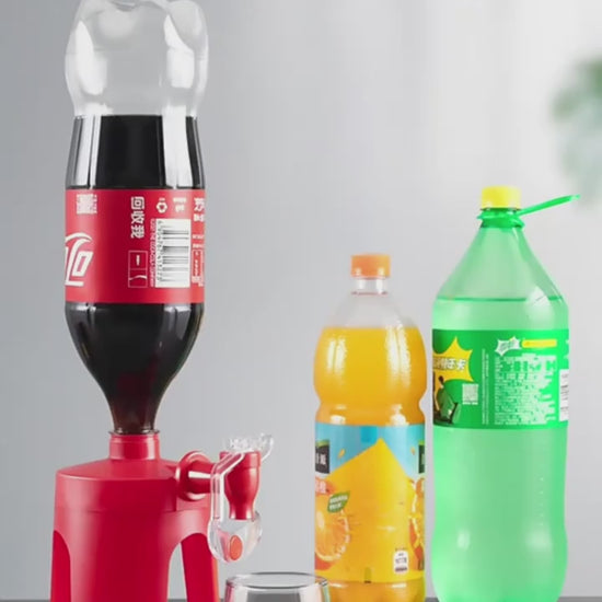 The Magic Tap Coke Bottle Inverted Plastic Beverag