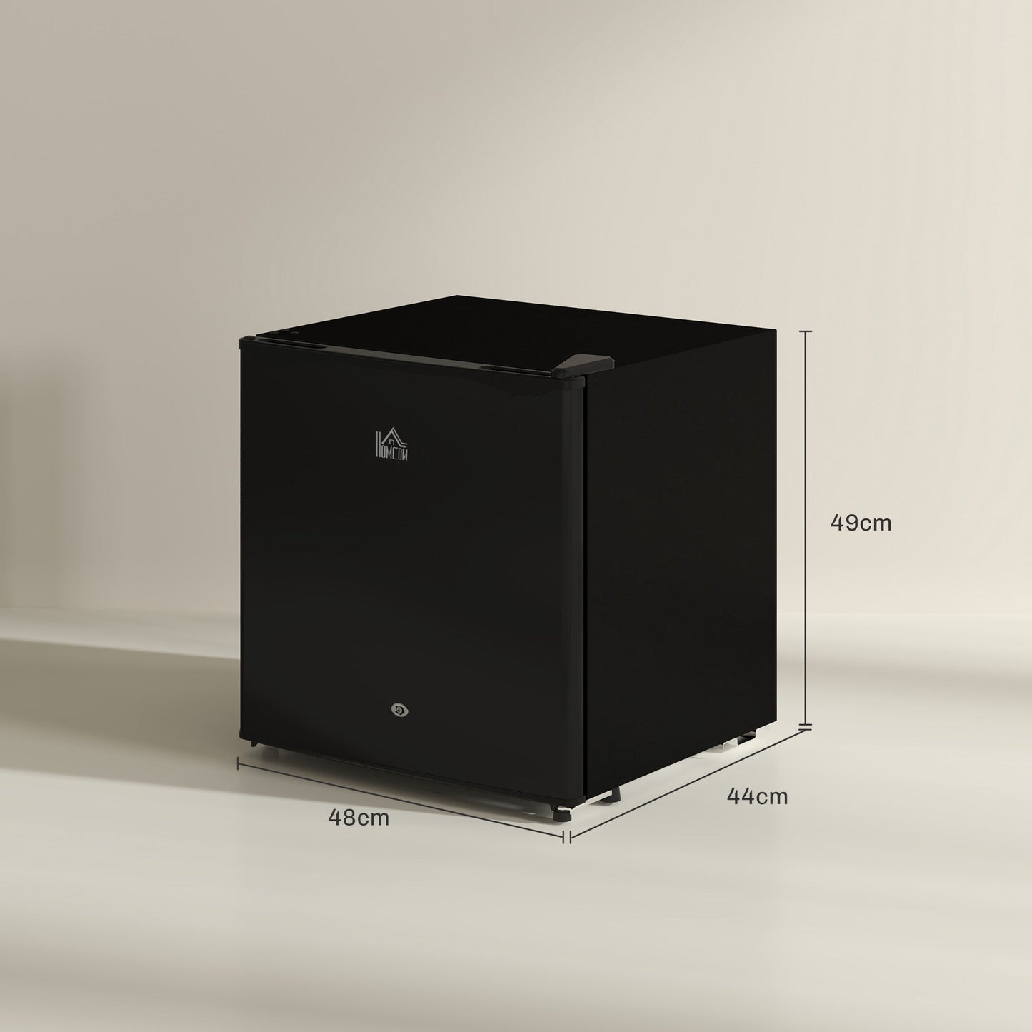 46 Litre Lockable Countertop Fridge - Black-2