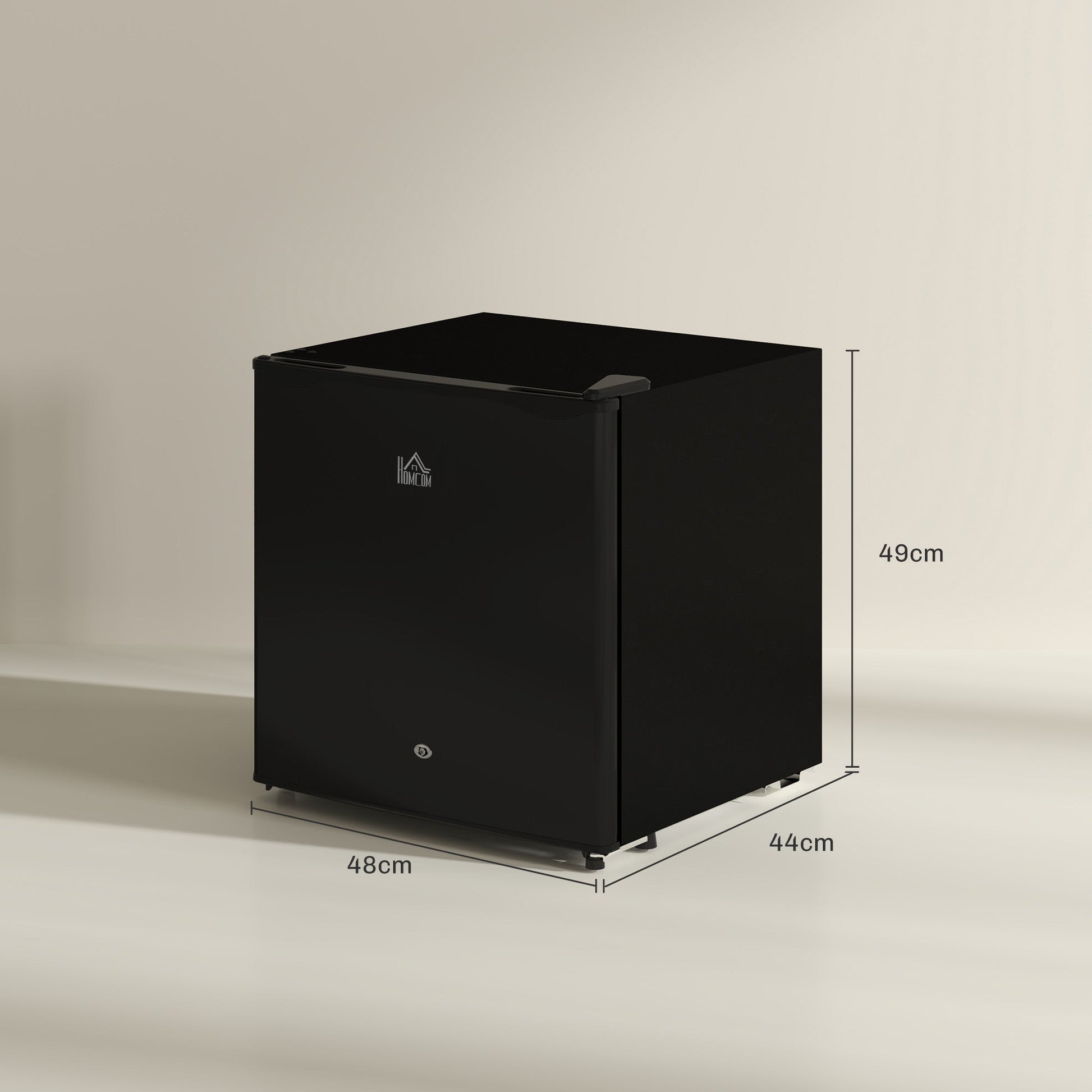 46 Litre Lockable Countertop Fridge - Black-2