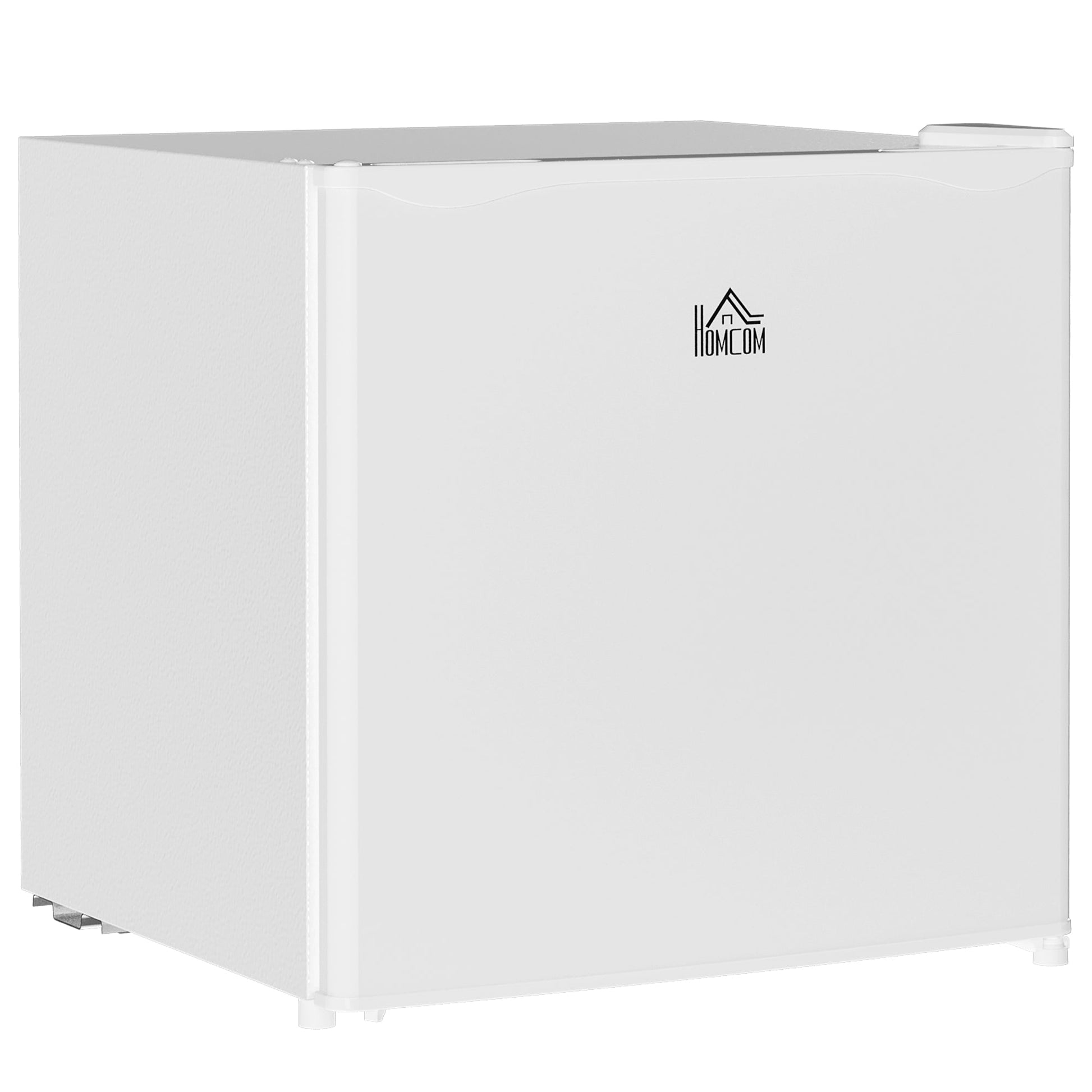 46L Countertop Mini Fridge with Chiller Box Adjustable Temperature - White-0