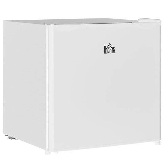 46L Countertop Mini Fridge with Chiller Box Adjustable Temperature - White-0